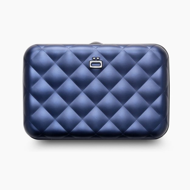 QUILTED LADY CASE navy blue