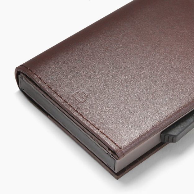 ÖGON Cascade Slim Wallet | dark brown leather