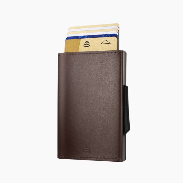 ÖGON Cascade Slim Wallet | dark brown leather