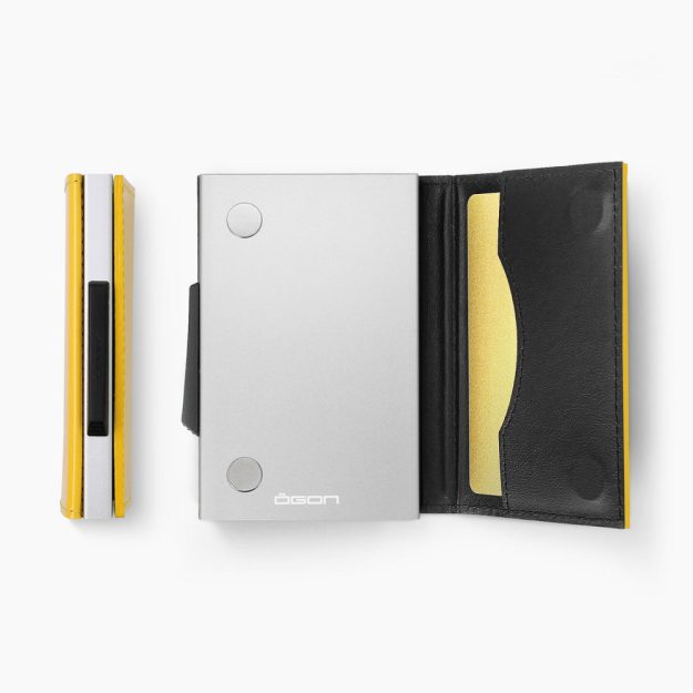 ÖGON Cascade Slim Wallet | glossy citrus